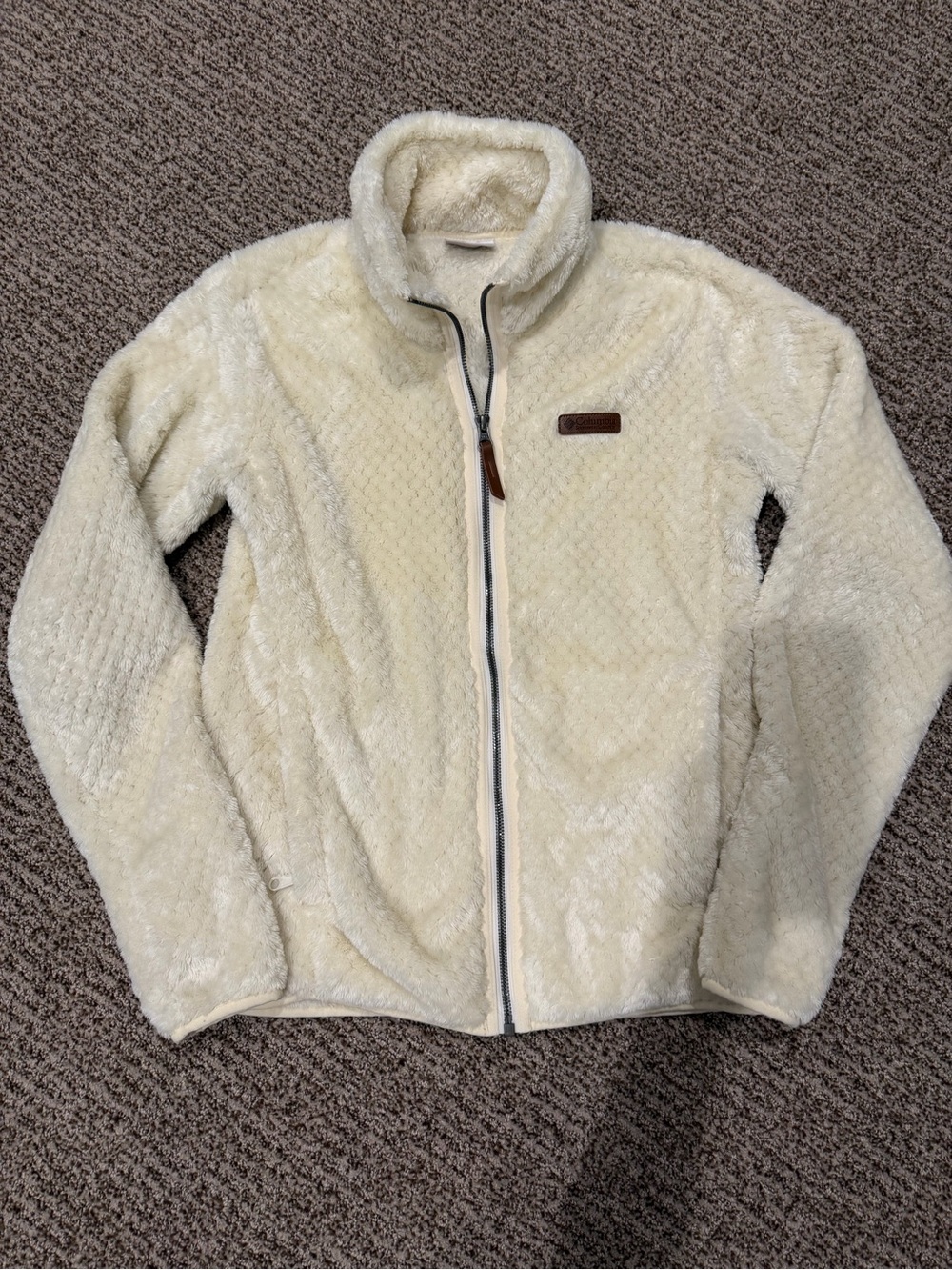 Columbia soft Ivory Sherpa Full-Zip Jacket - Women's